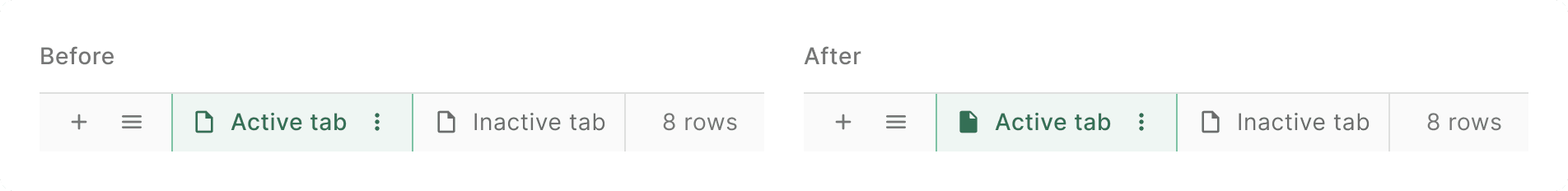 Example of a recent accessibility change
